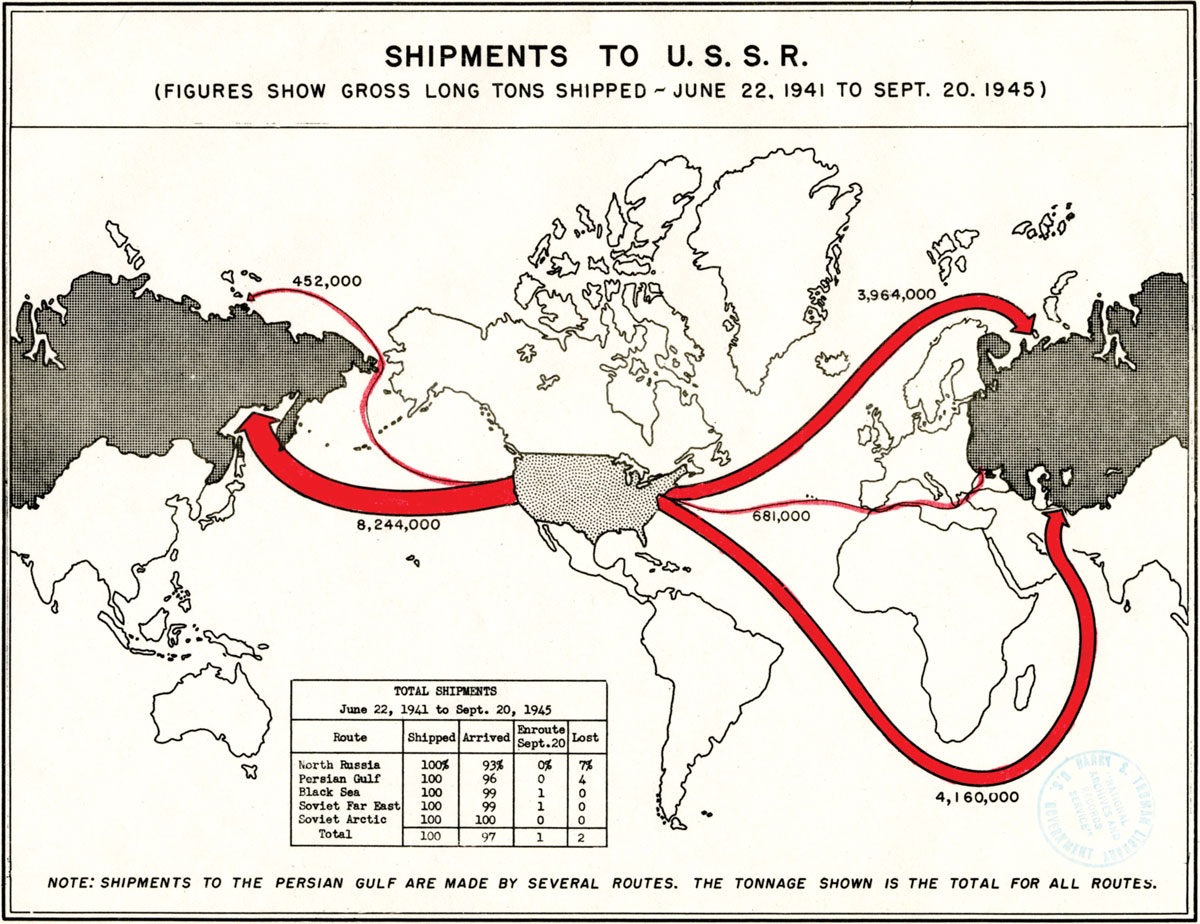 A World War II map