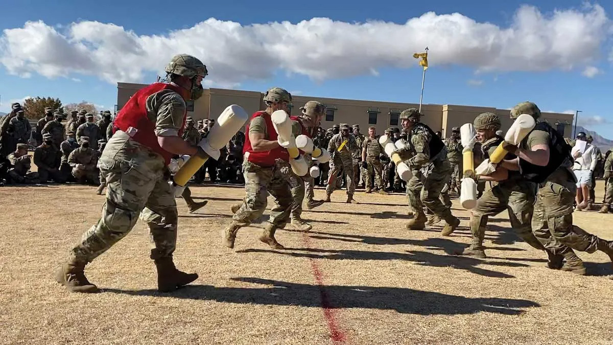 stick fighting event