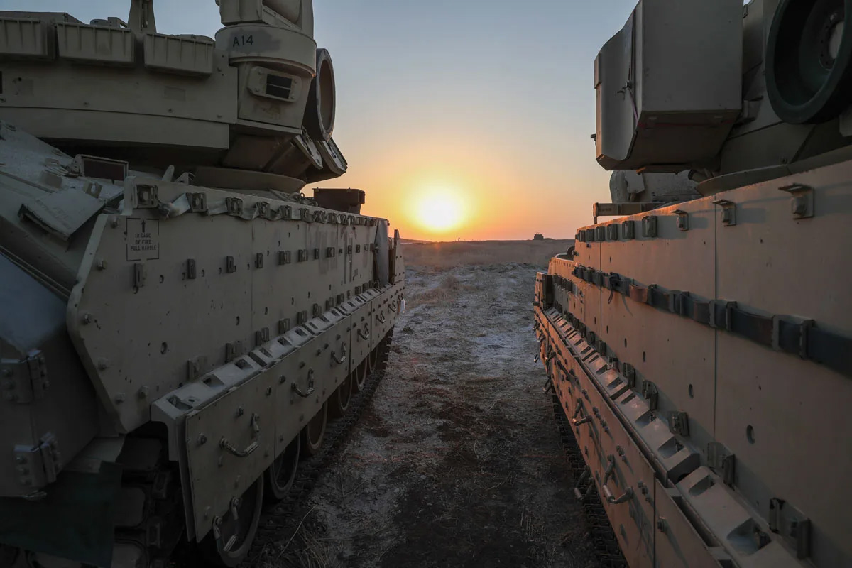 Soldiers with 1st Battalion, 6th Infantry Regiment, 2nd Armored Brigade Combat Team, 1st Armored Division