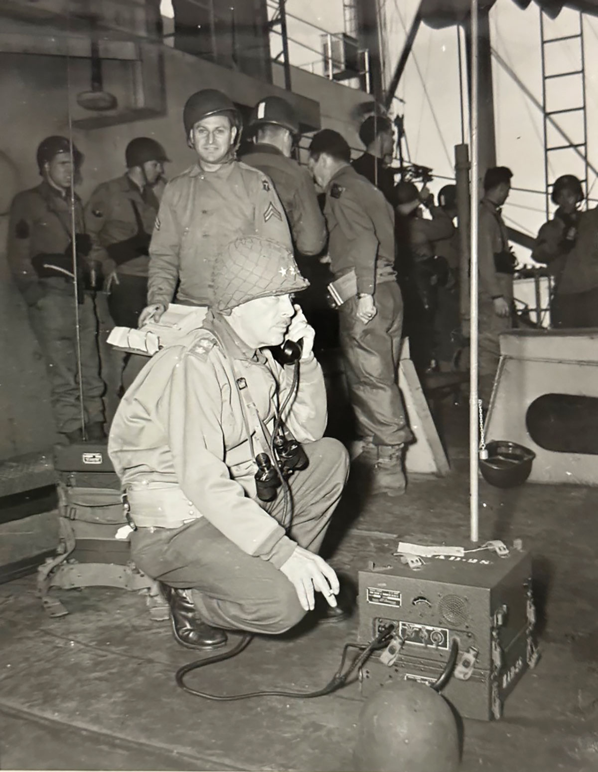 Maj. Gen. Raymond O. Barton, commanding general of 4th Infantry Division