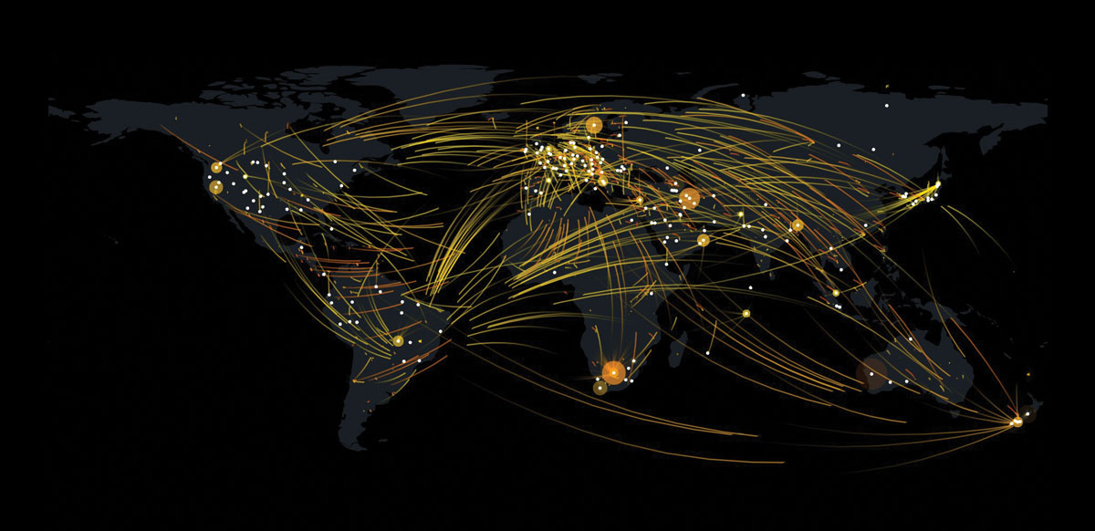 NETSCOUT map