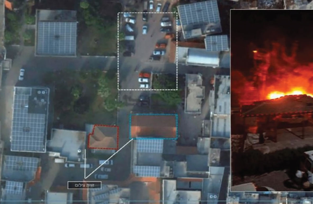 Satellite footage released by the Israel Defense Forces shows that an explosion at a hospital in Gaza on 17 October 2023