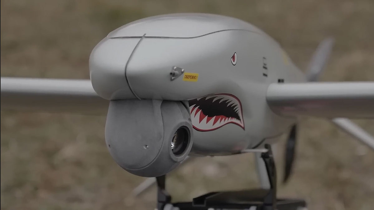 Ukrainian gunners received the first SHARK unmanned aircraft system from the Come Back Alive Foundation in March 2023