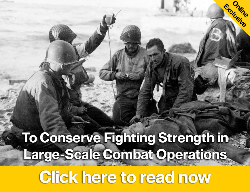 To Conserve Fighting Strength in Large-Scale Combat Operations