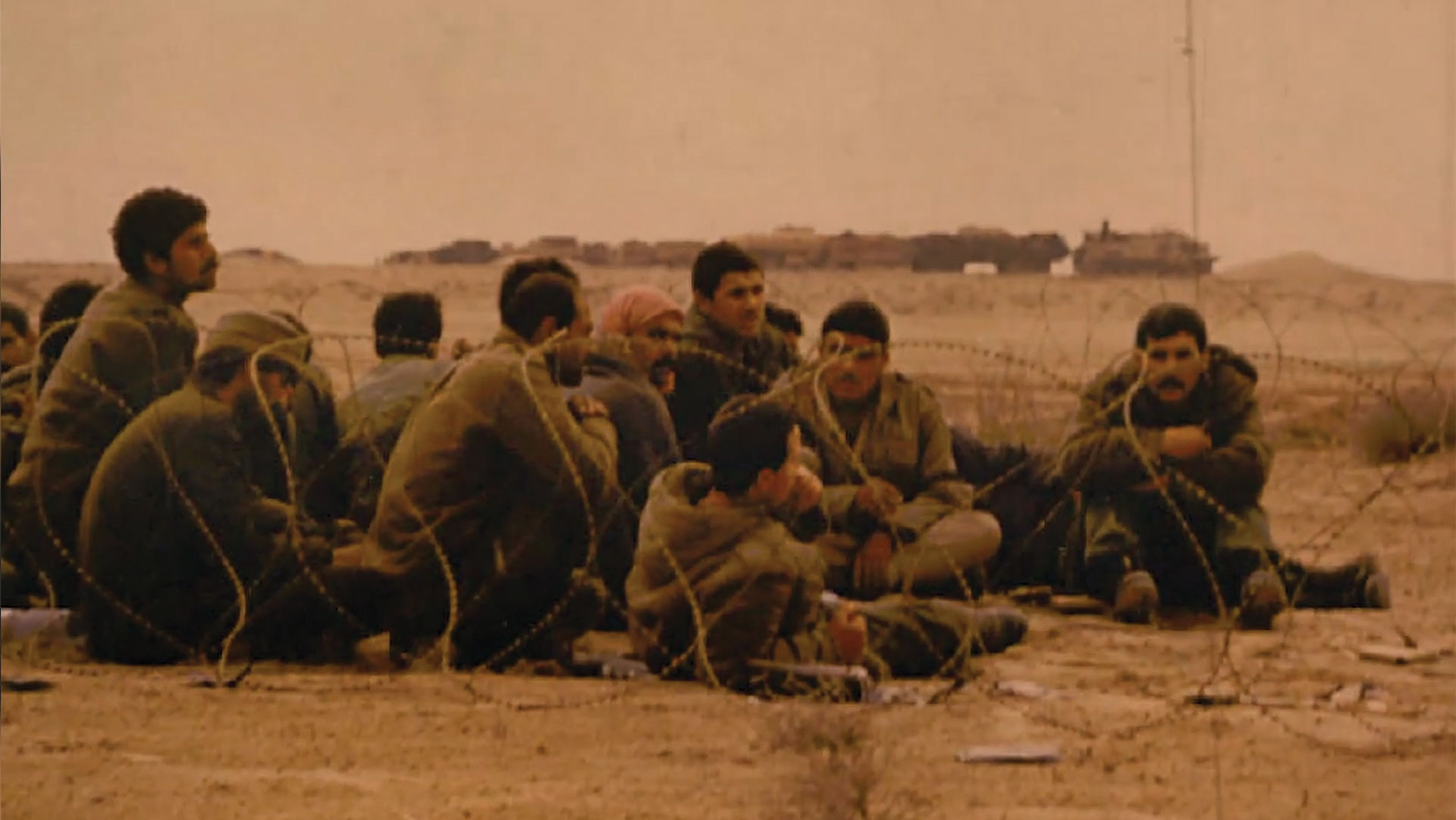 A group of Iraqi POWs