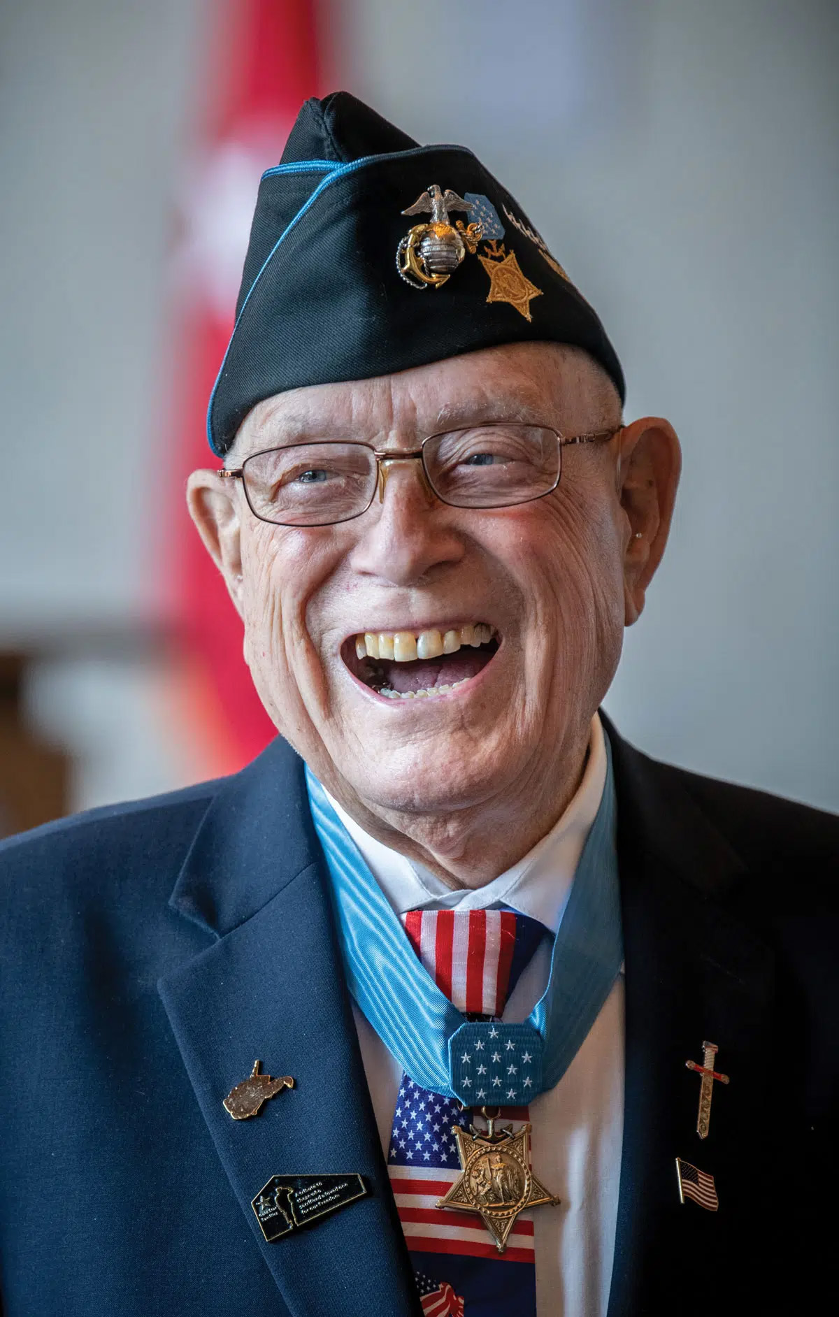 Medal of Honor recipient Hershel “Woody” Williams