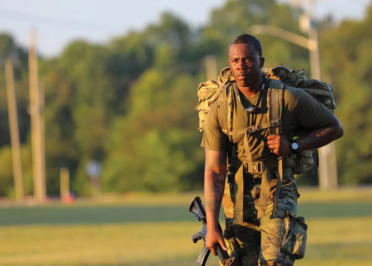 welve-mile ruck march