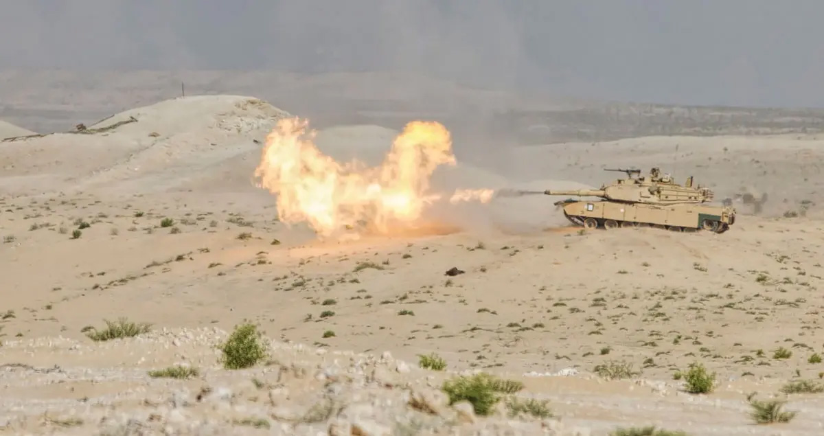 An M1 Abrams tank