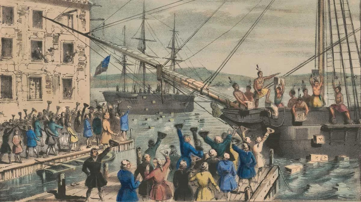 Destruição do chá no Porto de Boston