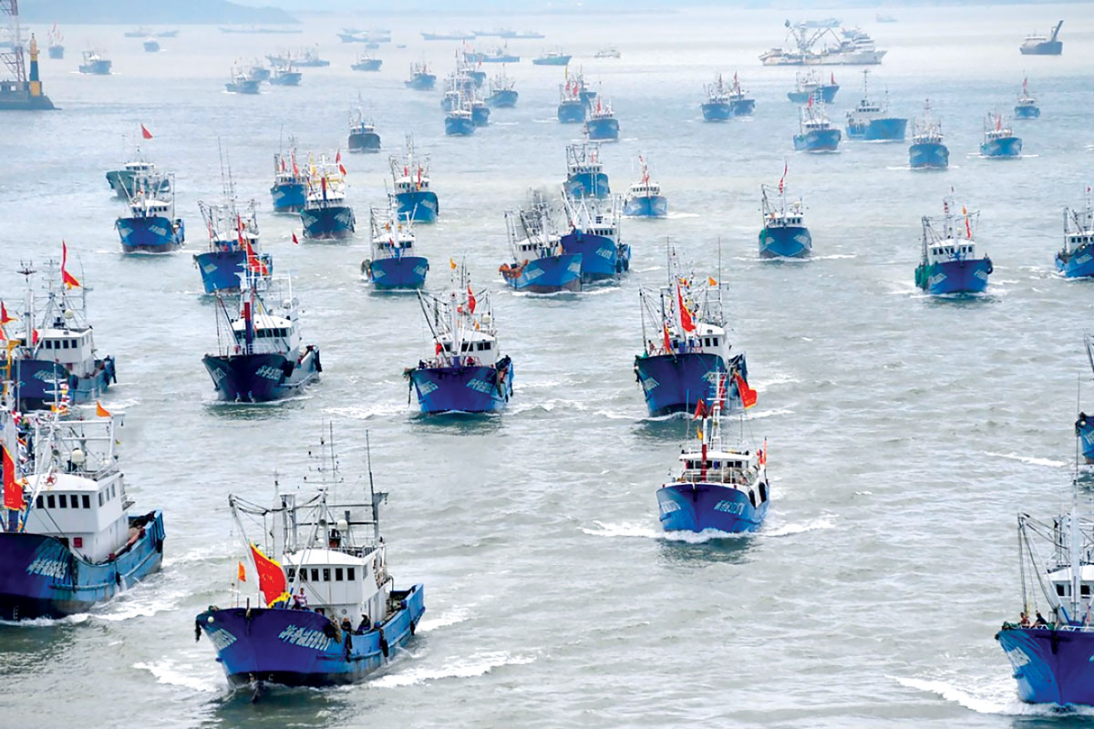 A Milícia Marítima e as Frotas Pesqueiras da China