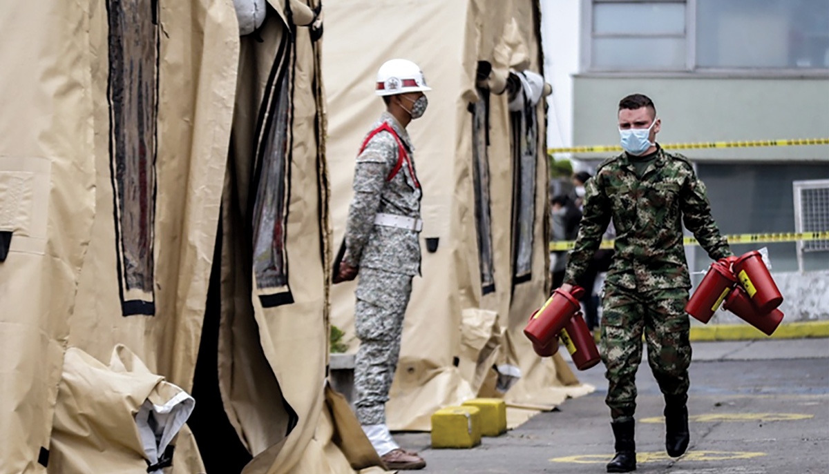 Foto: cedida pela Diretoria Militar de Saúde da Colômbia