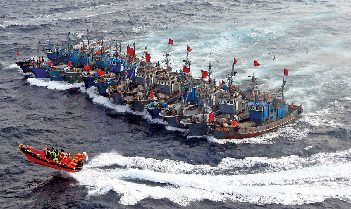 A Milícia Marítima e as Frotas Pesqueiras da China