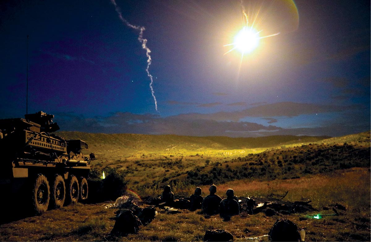 Soldados de la 56<sup>a</sup> Brigada de Combate Stryker
