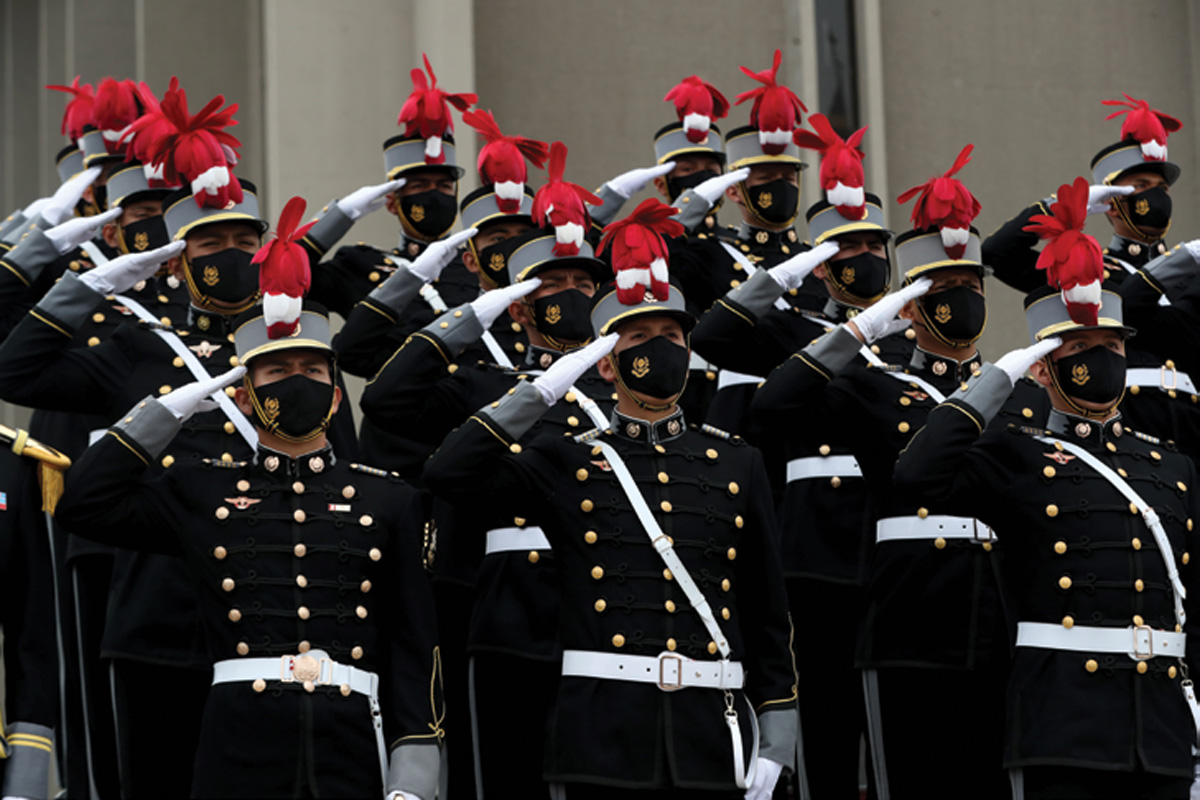 Durante la transformación de una institución militar