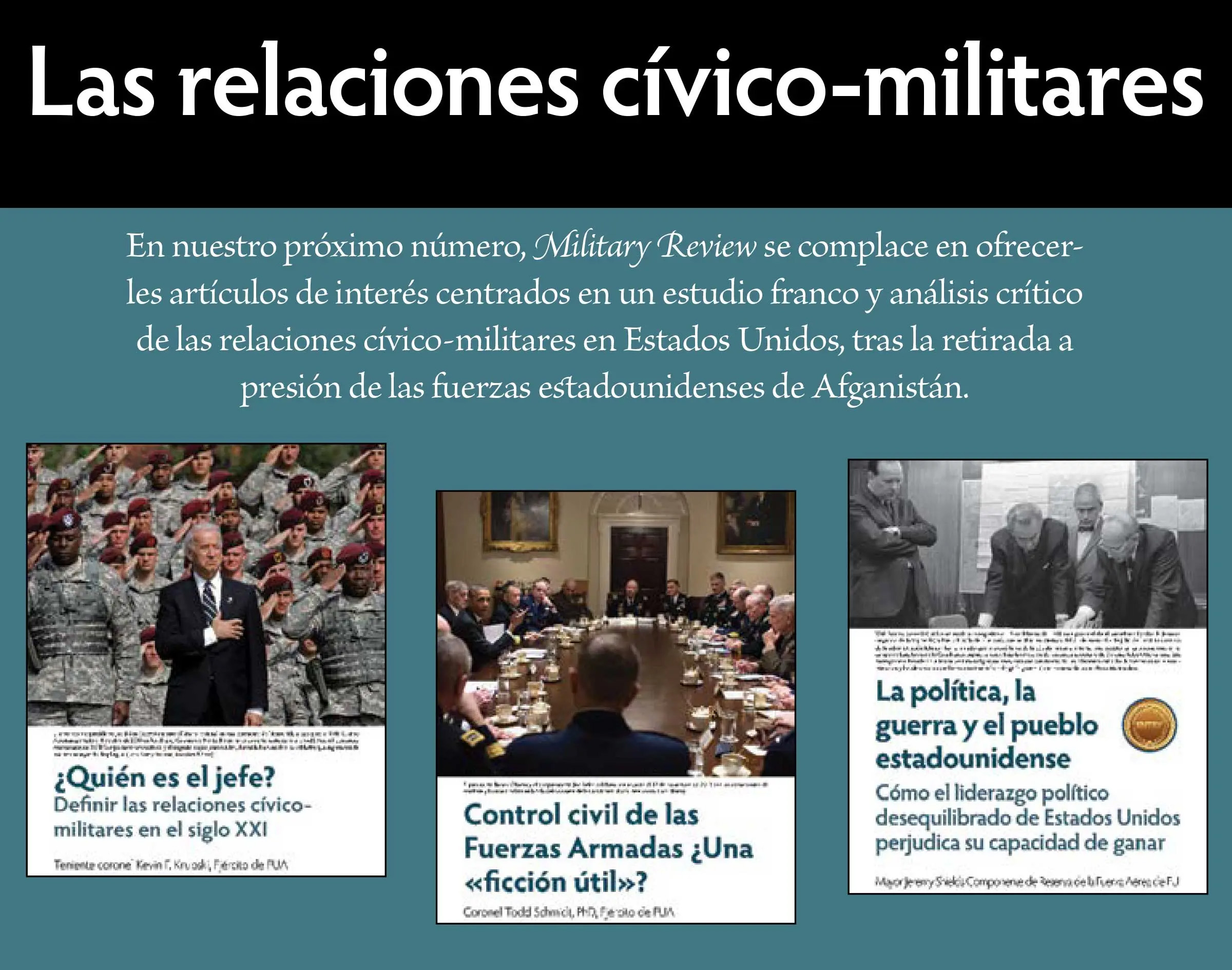 Las relaciones cívico-militares