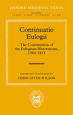 Continuatio Eulogii Cover