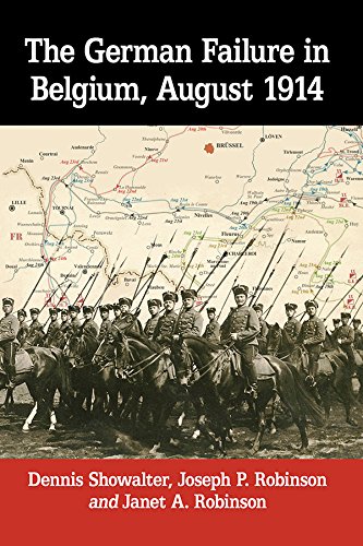 The German Failure in Belgium, August 1914 Cover