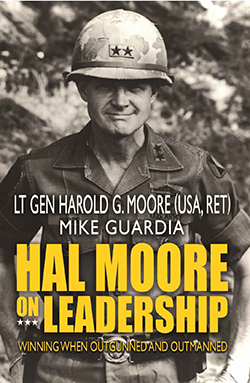 Hal Moore on Leadership Cover