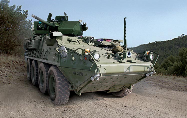 first prototype Stryker Infantry Carrier Vehicle