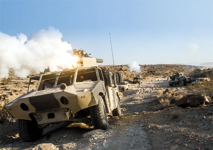 An opposing force soldier from Killer Troop, 2nd Squadron, 11th Armored Cavalry Regiment