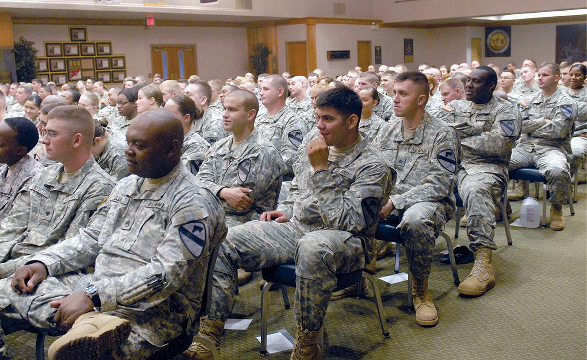 Soldiers from the 4th Brigade Combat Team, 1st Cavalry Division