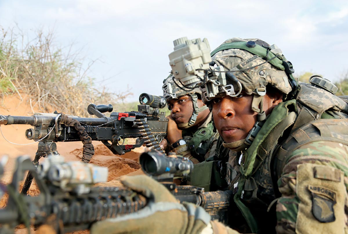 Soldiers assigned to the 1st Battalion, 502nd Infantry Regiment, 2nd Brigade Combat Team, 101st Airborne Division (Air Assault)