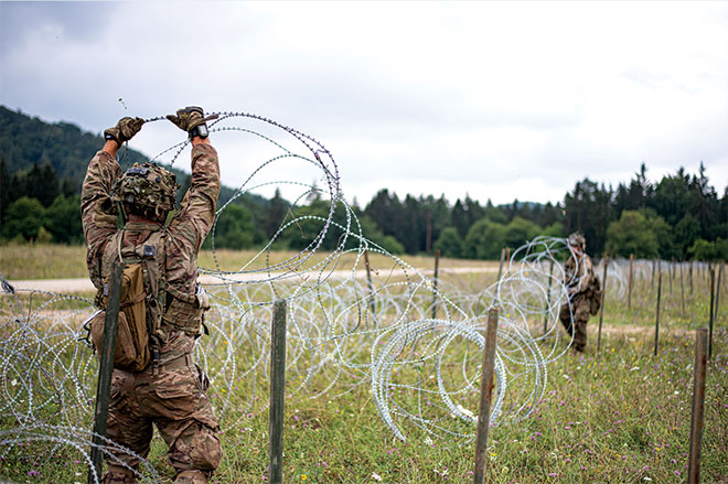 Paratroopers assigned to 2nd Battalion, 503rd Parachute Infantry Regiment, 173rd Airborne Brigade