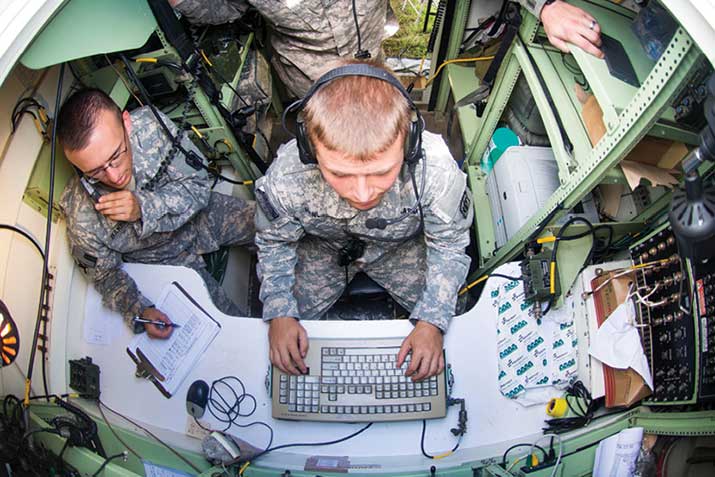 run through a simulated M142 High Mobility Artillery Rocket System 