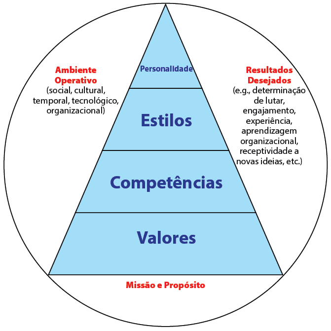 Figura 2. O Enquadramento de Desenvolvimento de Liderança das FAC (Gráfico dos autores)