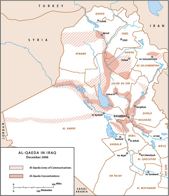 Figura 1 – Al Qaeda no Iraque, dezembro de 2006