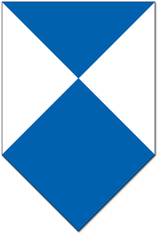 El «distintivo emblema del Escudo Azul» se describe en el Artículo 16 de la Convención de La Haya de 1954. El emblema se emplea para identificar bienes culturales y al personal responsable por su protección. (Foto: Wikimedia Commons)
