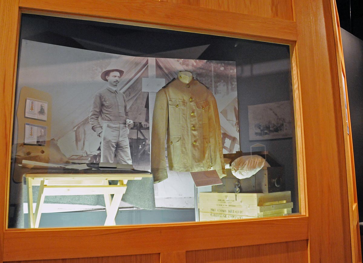 An exhibit at the Finance Corps Museum highlights Maj. Richard Wright