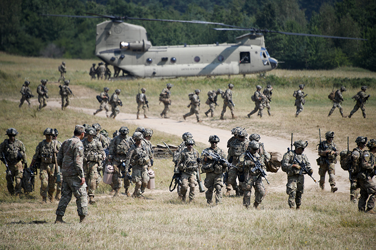 U.S. Army Paratroopers with 173rd Airborne Brigade