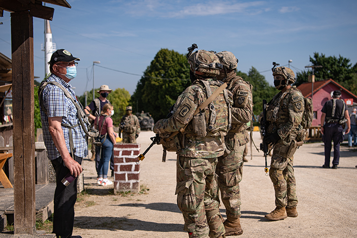 U.S. Army Soldiers with the 709th Military Police Battalion