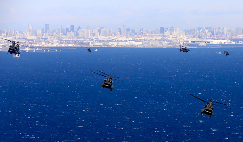 U.S. Army Soldiers with the U.S. Army Aviation Battalion-Japan