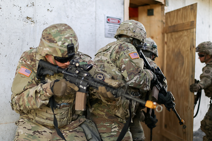 U.S. Army Soldiers assigned to 2d Cavalry Regiment