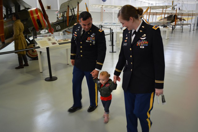 U.S. Army 1st Lt. Brandon Valle and 2nd Lt. Brandie Valle