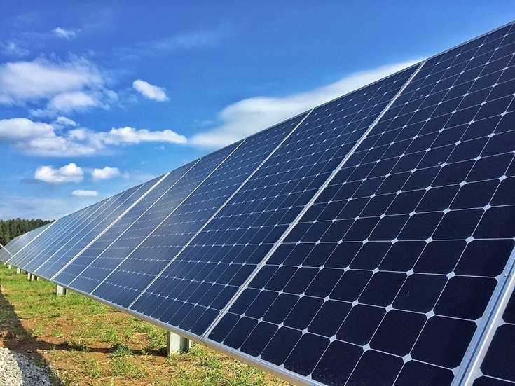 A 114-acre renewable solar energy complex