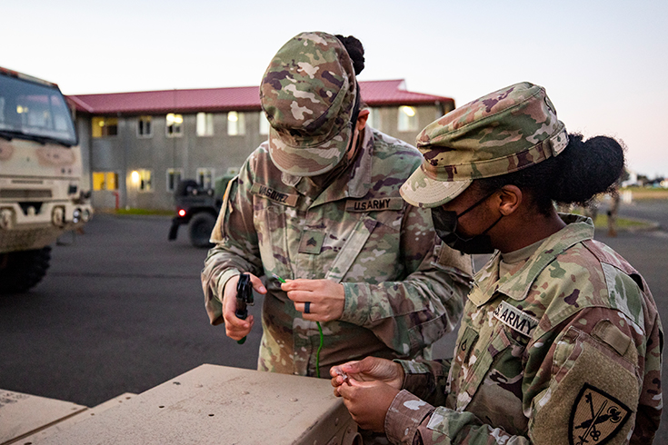 U.S. Army ROTC instructors