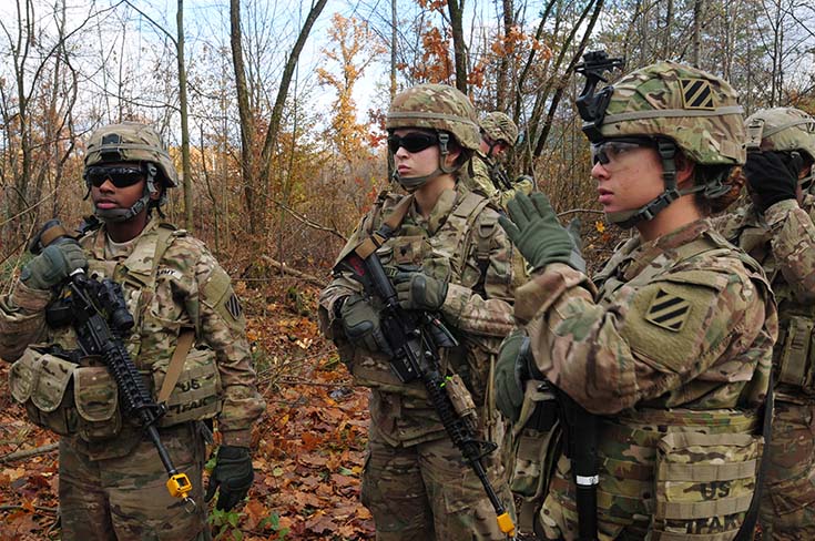 U.S. Army Soldiers assigned to 2nd Infantry Brigade Combat Team