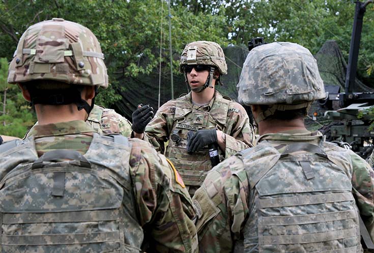 A U.S. Army squad leader