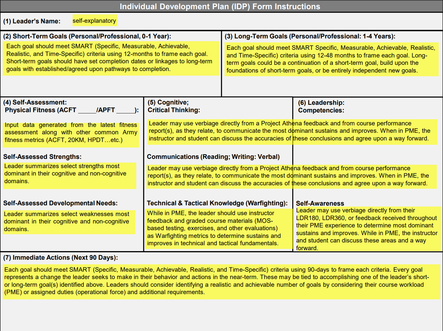 army key developmental assignments