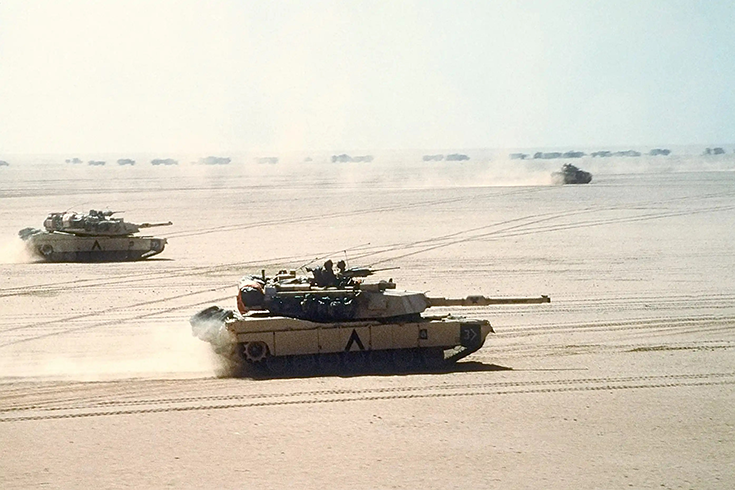 M1A1 Abrams of the 3rd Armored Division 