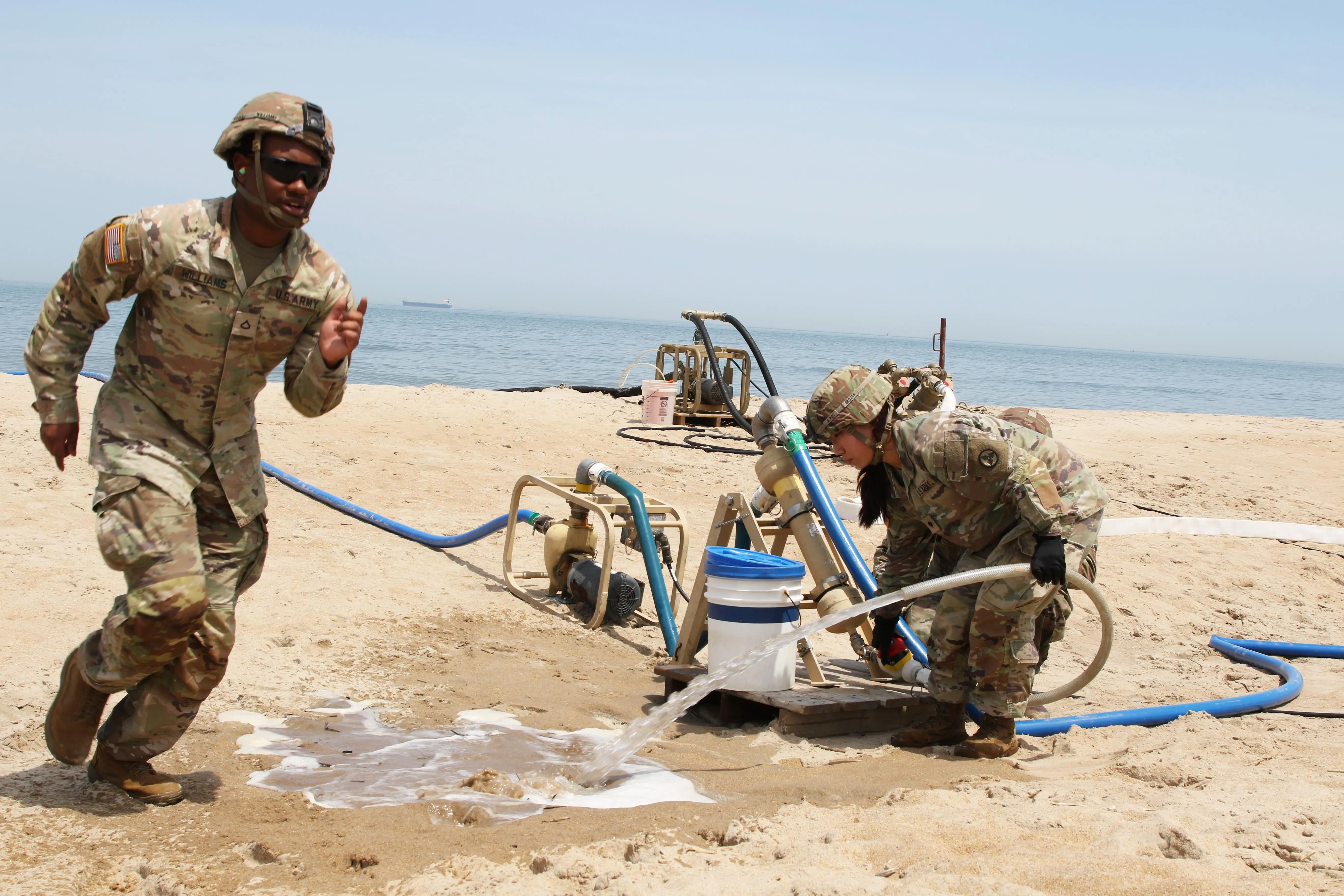 Military water treatment specialists
