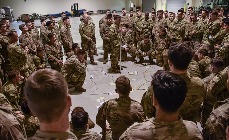 Paratroopers from the 173rd Airborne Brigade