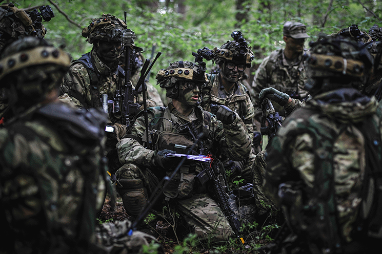 A U.S. Army Paratrooper
