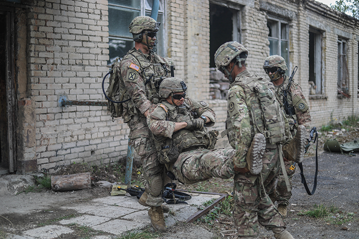 U.S. Army Staff Sgt. Iris Barajas, a tank commander assigned to the 4th Infantry Division