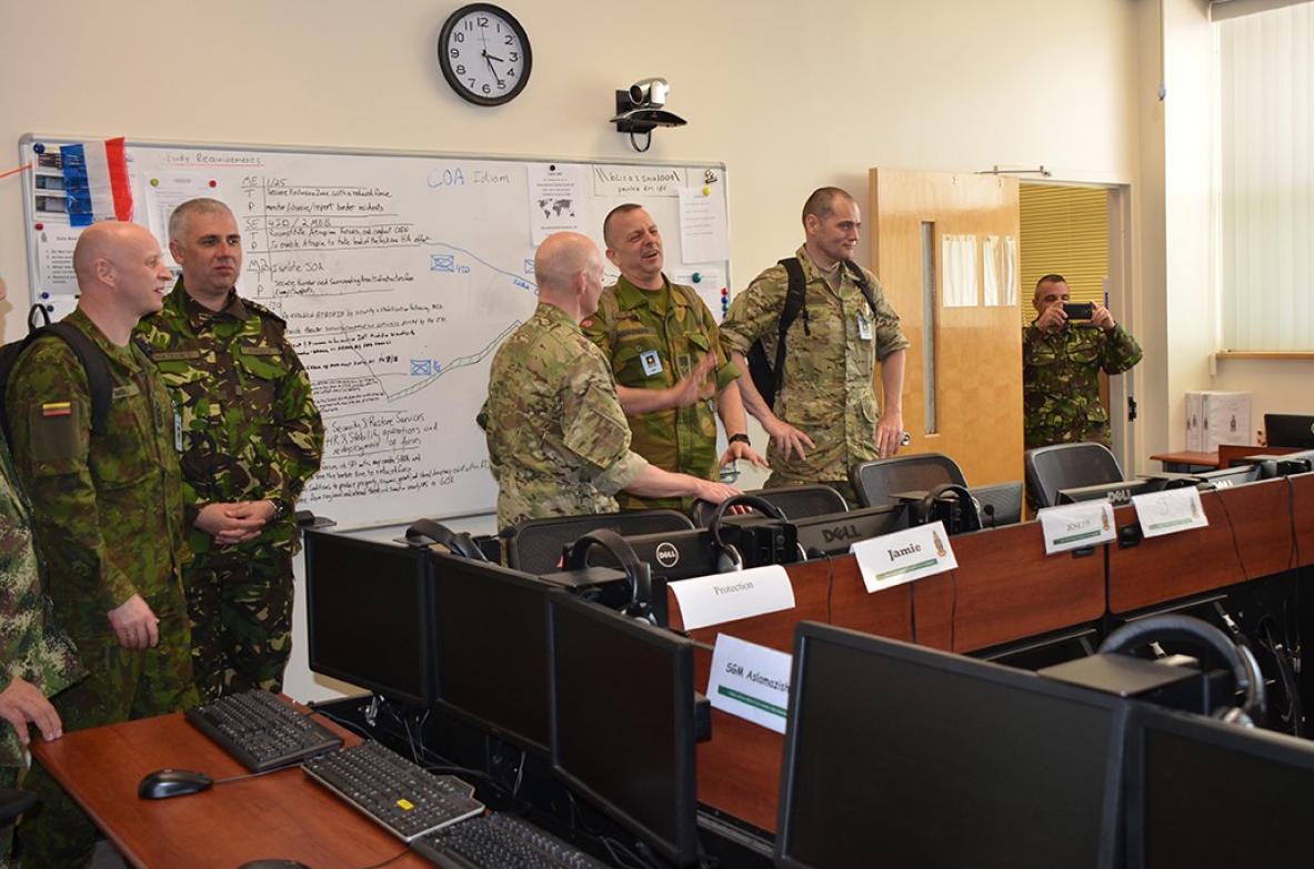 Senior Enlisted Soldiers From Around the World Tour USASMA