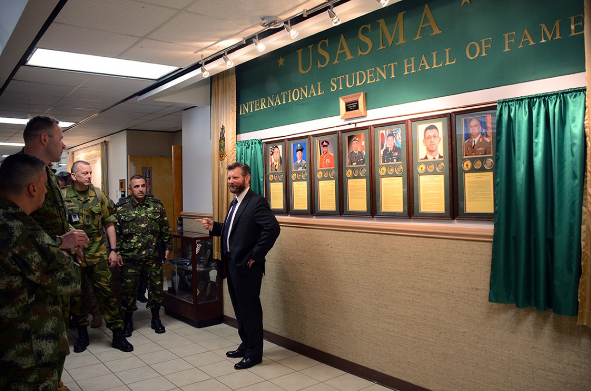 Senior Enlisted Soldiers From Around the World Tour USASMA