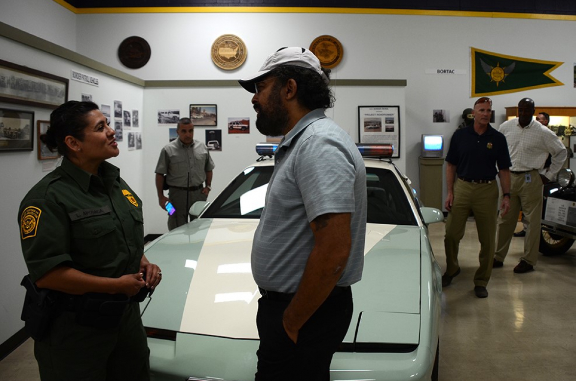 SMA, International Senior Enlisted Leaders Tour U.S.-Mexico Border